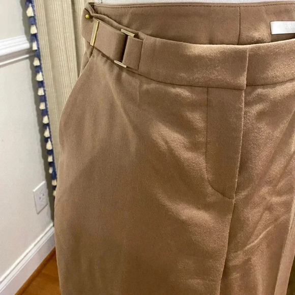 HUGO BOSS Tapina Pants Virgin Wool Sz 2 UK 6 - Picture 3 of 9